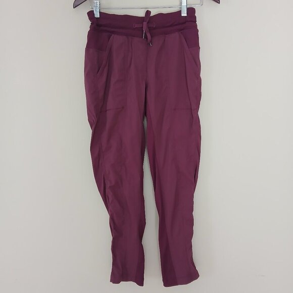 Lululemon Street To Studio Pant II Red Grape Size 4 - Picture 4 of 8
